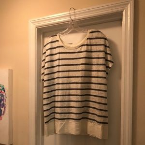 Cabi Boyfriend Striped Top